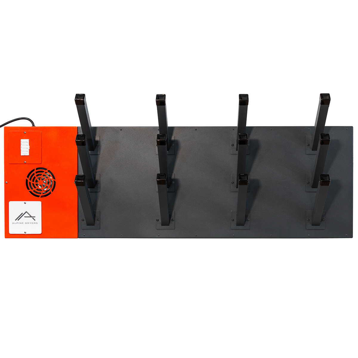 ALPINE DRYERS PRO 230V Horizontal Wall Mounted 6 Pair Boot and Glove Dryer